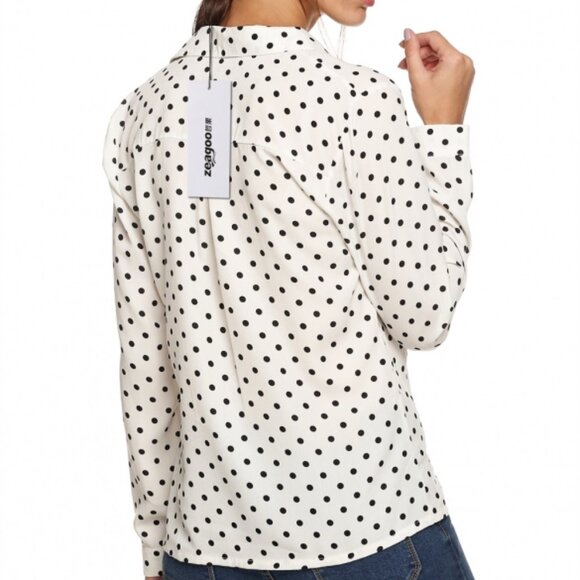 Polka dot blouse - Picture 2 of 2